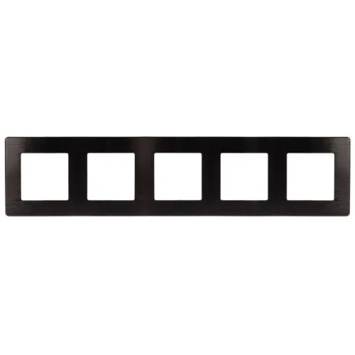 Рамка 5-м 12-5105-06 сатин черн. Эра Б0052544