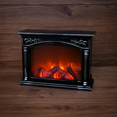 Камин светодиодный "Классика" 33х12х24см эффект живого огня USB и элементы питания 3хC (не в компл.) Neon-Night 511-030