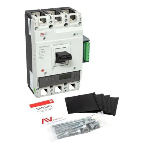 Выключатель автоматический 3п 630А 50кА AV POWER-3/3 ETU6.2 AVERES EKF mccb-33-630-6.2-av фото 4