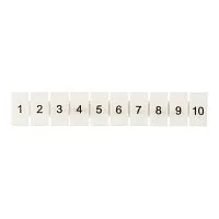 Маркеры для UT/ST/Push-in 2.5 с нумерацией 1-10 (уп.100шт) EKF zb-st-2.5-1-10