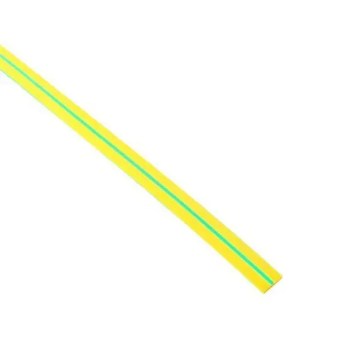 Трубка термоусадочная ТУТ нг 8/4 желт./зел. 1м (уп.50м) PROxima EKF tut-8-yg-1m