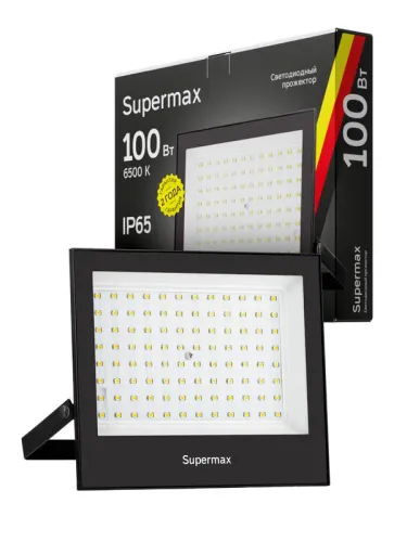 Прожектор светодиодный Supermax SPR 100Вт 6500К 10000лм IP65 КОСМОС S_PR_LED_100 фото 3