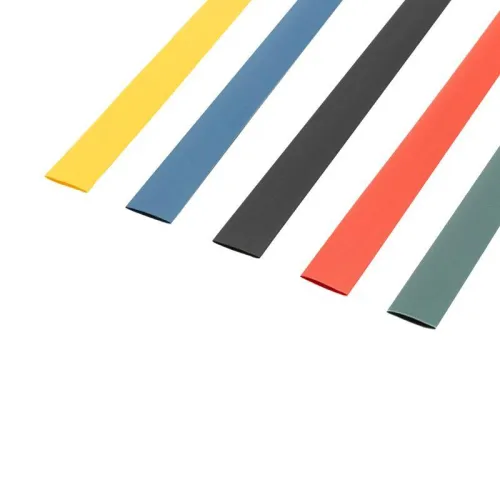 Набор трубок термоусадочных ТУТ нг 8.0/4.0 5 цветов 1м (уп.50шт) Rexant 29-0158 фото 3