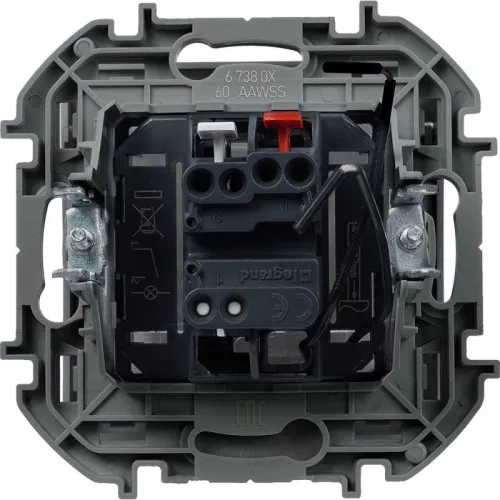 Выключатель Inspiria для гостиничных номеров механизм алюм. IEK 673802 фото 2