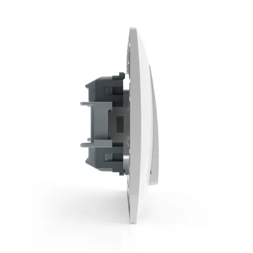 Переключатель проходной 1-кл. СП AVA 10А IP20 в сборе бел. TOKOV ELECTRIC TKL-AV-P1F-C01 фото 4