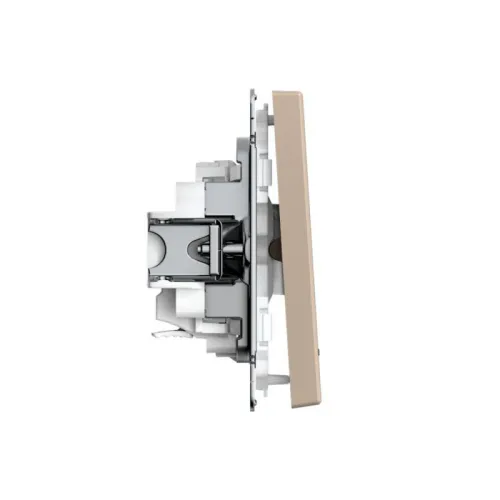 Выключатель 1-кл. ArtGallery 10AX с подсветкой быстрозажим. клем. механизм песочн. SE GAL001213S фото 3