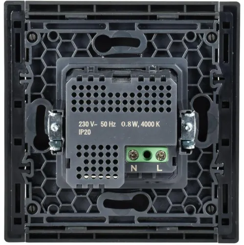 Датчик движения FORTE&PIANO FP356 с LED подсветкой сер. IEK FP-MS11-N-150-05-K03 фото 3