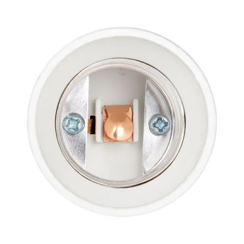 Переходник E14-E27 бел. EKF AD-E14-E27-w фото 3