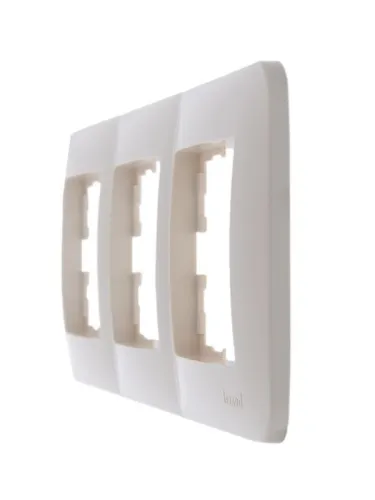 Рамка 3-м Karina Life горизонт. крем. LEZARD 708-0300-148 фото 2