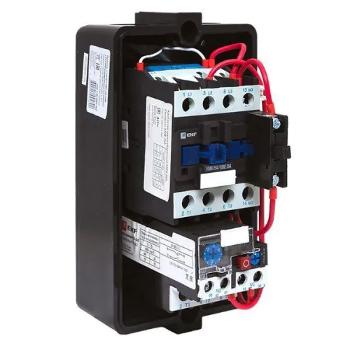 Пускатель магнитный КМЭ 25А 230В с РТЭ и индикатором PROxima в корп. IP65 EKF ctrp-r-25-230v-led фото 3