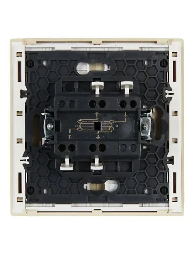 Выключатель перекрестный 1-кл. СП FORTE&PIANO 10А FP412 ваниль IEK FP-V13-0-10-1-K10 фото 5