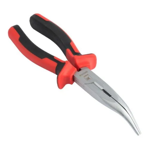 Длинногубцы изогнутые 200мм Master Basic EKF dgi-200-mas фото 2