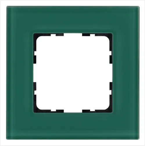 Рамка 1-м G-Glass стекло лазурн. Jasmart G1001GJ