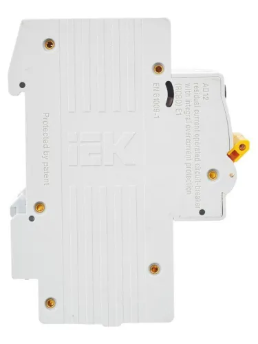 Выключатель автоматический дифференциального тока 2п C 10А 10мА тип AC 4.5кА АД-12 KARAT IEK MAD10-2-010-C-010 фото 7