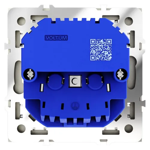 Розетка 1-м СП S70 16А с USB A+С с заземл. защ. шторки механизм шелк Voltum VLS040504 фото 2