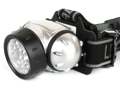 Фонарь налобный LED 5352 14LED 4 режима 3хR03 металлик Ultraflash 10261 фото 7