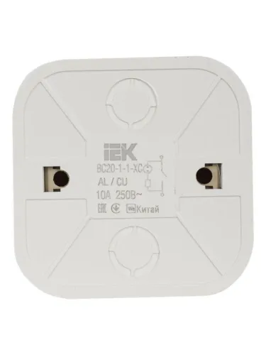 Выключатель 1-кл. ОП GLORY 10А ВС20-1-1-ХС с индикацией сосна IEK EVH11-K34-10 фото 5