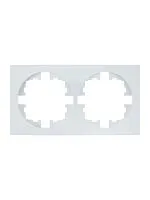 Рамка 2-м OSEN горизонт. квадрат бел. LEZARD 743-0200-147