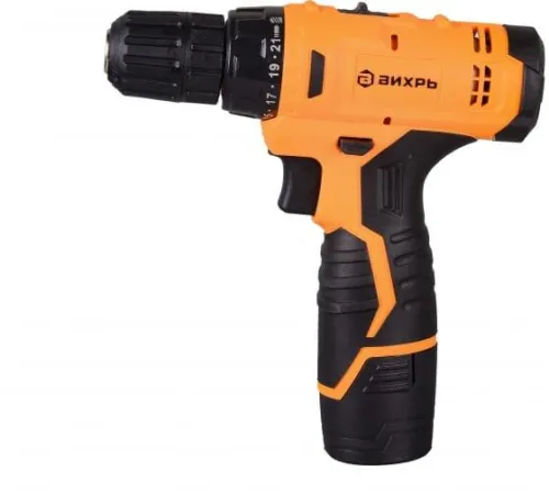Дрель-шуруповерт аккумуляторная ДА-12-1 Вихрь 72/14/11 фото 2