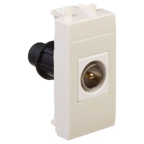 Розетка телевизионная одиночная TV 1мод. Avanti "Ванильная дымка" 16А модульная DKC 4405501 фото 2