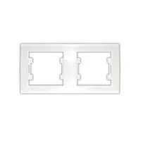 Рамка 2-м Бриллиант горизонт. бел. UNIVersal 7947465