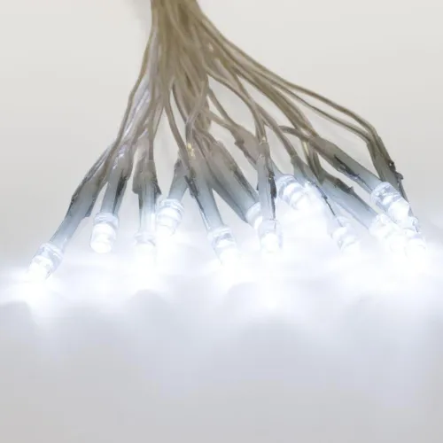 Гирлянда светодиодная "Сеть" 1.5х1.5м 150LED бел. 12Вт 220-240В IP20 с контроллером 8 режимов провод ПВХ прозр. Neon-Night 215-125 фото 10