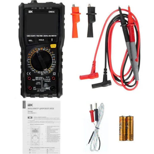 Мультиметр цифровой DM3C ARMA2L 5 IEK A2L5-DM13-03 фото 7