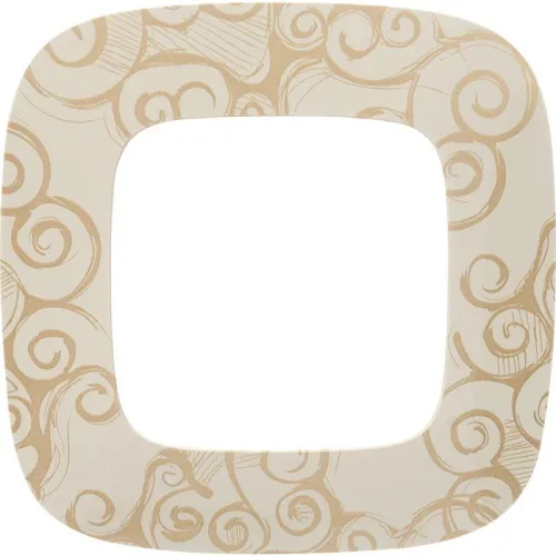 Рамка 1-м Valena Allure универсальная нарцисс золото Leg 754351 фото 10