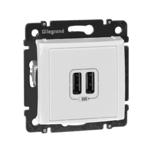 Розетка USB 2-м СП Valena бел. Leg 770470 фото 8