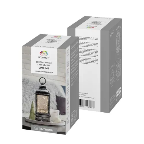 Светильник светодиодный декоративный "Сияние" 1LED тепл. бел. 0.1Вт IP20 с конфетти USB Neon-Night 501-060 фото 12