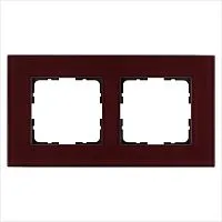 Рамка 2-м G-Glass стекло гранат. JasmartG1002GH