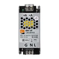 Блок питания для светодиод. ленты BSPS 12В 3.30А=40Вт IP20 JazzWay 5062122