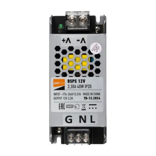 Блок питания для светодиод. ленты BSPS 12В 3.30А=40Вт IP20 JazzWay 5062122