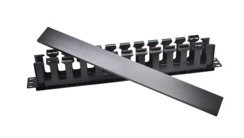 Органайзер кабельный 19дюйм 1U с крышкой TOKOV ELECTRIC TKE-CM-1U-PC фото 2