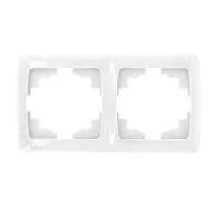 Рамка 2-м СП Мадрид горизонт. бел. EKF EIM-G-302-10