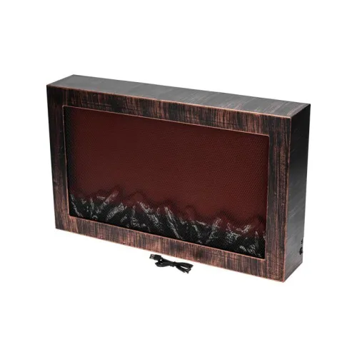 Камин светодиодный "Ретро" с эффектом живого огня 60 3х11х36 8см батарейки 3хС (в компл. не входят) или от USB (в компл.) бронз. Neon-Night 511-002 фото 10