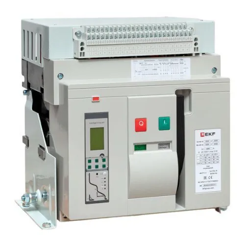 Выключатель автоматический 3п 3200/2500А 100кА ВА-45 стац. v2 EKF mccb45-3200-2500-v2