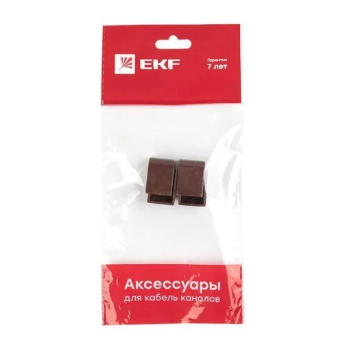 Заглушка 15х10 под темн. дерево Plast PROxima (уп.4шт) EKF ecd-15-10x4 фото 7