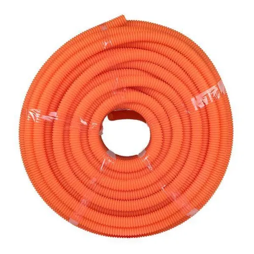 Труба гофрированная ПНД d25мм с протяжкой оранж. (уп.75м) Plast PROxima EKF tpnd-25-o фото 2