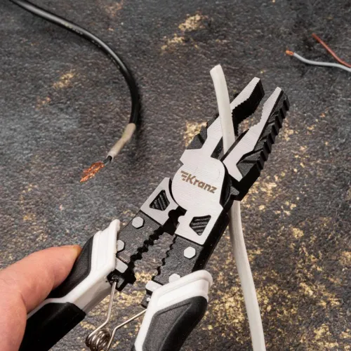 Плоскогубцы многофункциональные универсальные 200мм Kranz KR-12-4651-5 фото 7