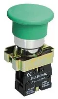 Кнопка управления "Грибок" LAY5-BC31 1НО зел. IEK BBG70-BC-K06