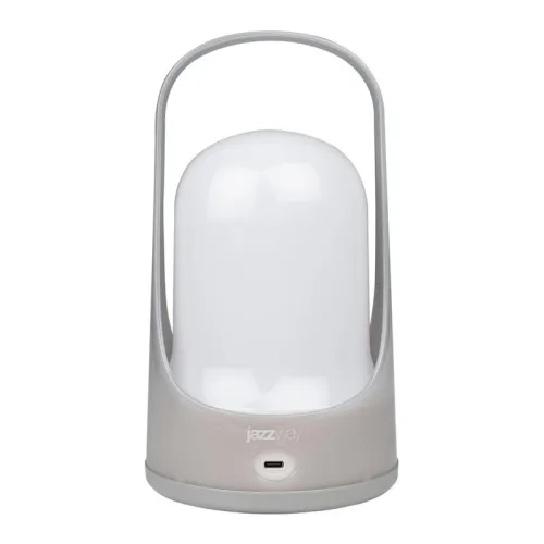 Фонарь светодиодный аккумуляторный кемпинговый Accu5-L60-gy 60SMDх0.5Вт 220/350/650лм 8000-9000К IP20 (Li-ion аккумулятор 3.7В 18650 3600мА.ч) диммер сер. JazzWay 5058323 фото 2