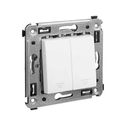 Кнопка 2-кл. СП "Avanti" "Белое облако" DKC 4400154 фото 2