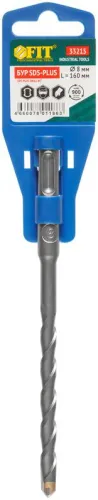 Бур по бетону SDS PLUS 8х160мм син. корпус FIT 33215 фото 6