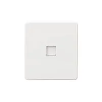 Розетка компьютерная СП ROUND MIELE RJ45 кат.6 перламутр Kranz KR-78-0724-1