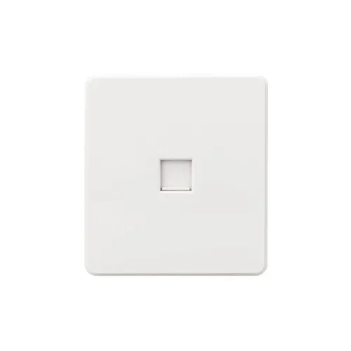 Розетка компьютерная СП ROUND MIELE RJ45 кат.6 перламутр Kranz KR-78-0724-1