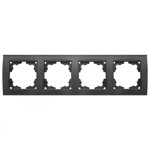 Рамка 4-м Бриллиант горизонт. графит Universal 7947502-Gr