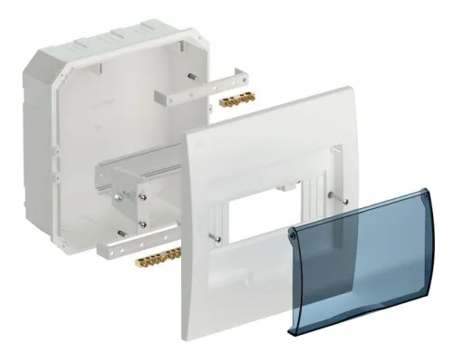 Корпус встраиваемый ЩРВ-П-8 Krepta 3 IP41 пластик. бел. IEK MKP12-V-08-40-20 фото 2