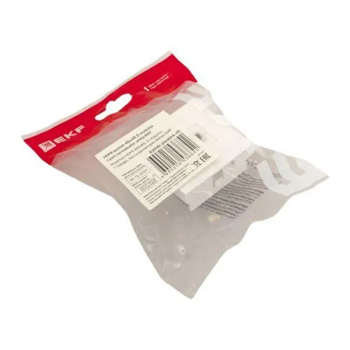 Розетка HDMI 1-м СП 2мод. без индикатора бел. EKF E2MR-21HDMI-10 фото 8