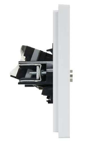 Розетка 2-м TV+RJ45 кат.5E FORTE&PIANO FP236 бел. IEK FP-AK20-1-K01 фото 4